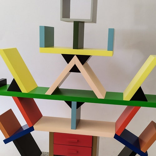 Carlton Bookcase Miniature 1:4 Design Ettore Sottsass Vintage ...