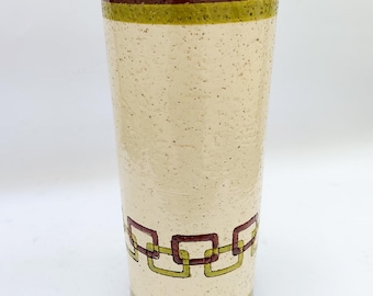 Rare Rosenthal Netter ceramic vase for Bitossi chains home decor midcentury modern Alvino Bagni