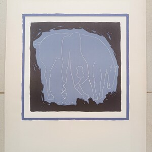 Marino Marini Cavalier ai Cirque stampa litografica vintage Editions Artistiques Paris anni 70 quadro