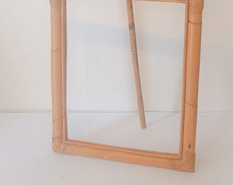 手作りの竹製木製フォトフレーム 18 x 14インチ ヴィンテージ風 - Etsy
