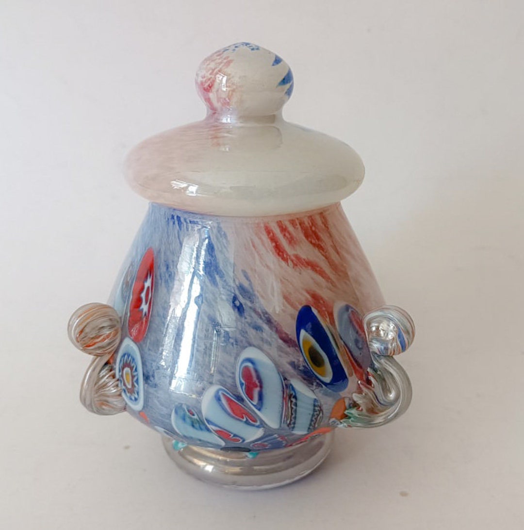 Murano Glass Candy Holder La Murrina Vintage Italian Design Etsy