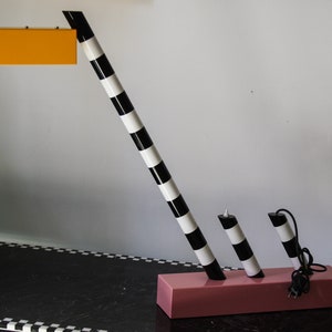Oceanic desk light Table lamp Memphis Design Michele De Lucchi Sottsass 1981 Vintage