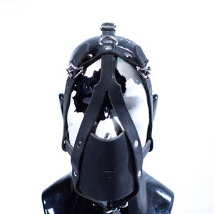 Leather Mask for Sex Bandage Harness Silencer.  Etsy