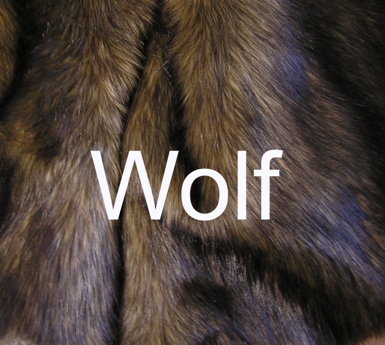 FUR 1/2 YARD Faux FURS By The Yard Luxury Fur Fabric Tissavel Etsy