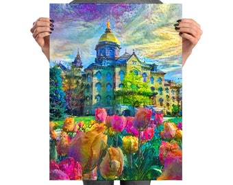 Tulips and the Dome (Archival Print)