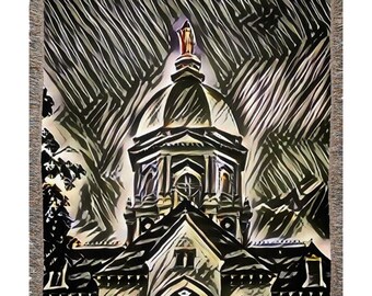 Our Lady On The Dome (Woven Blankets)