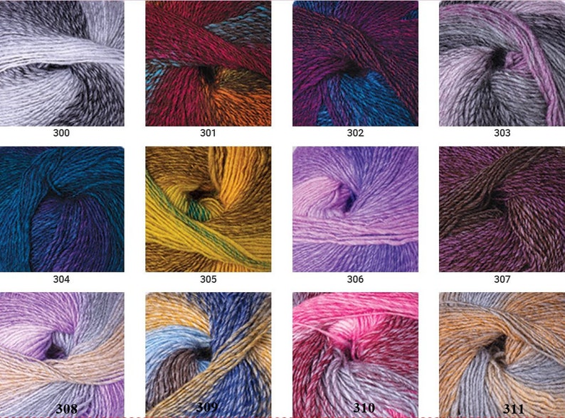 Pacific. New Quality From Turkish Manufacturer Yarnart. Blend of Wool and Acrylic. Type Fantasy