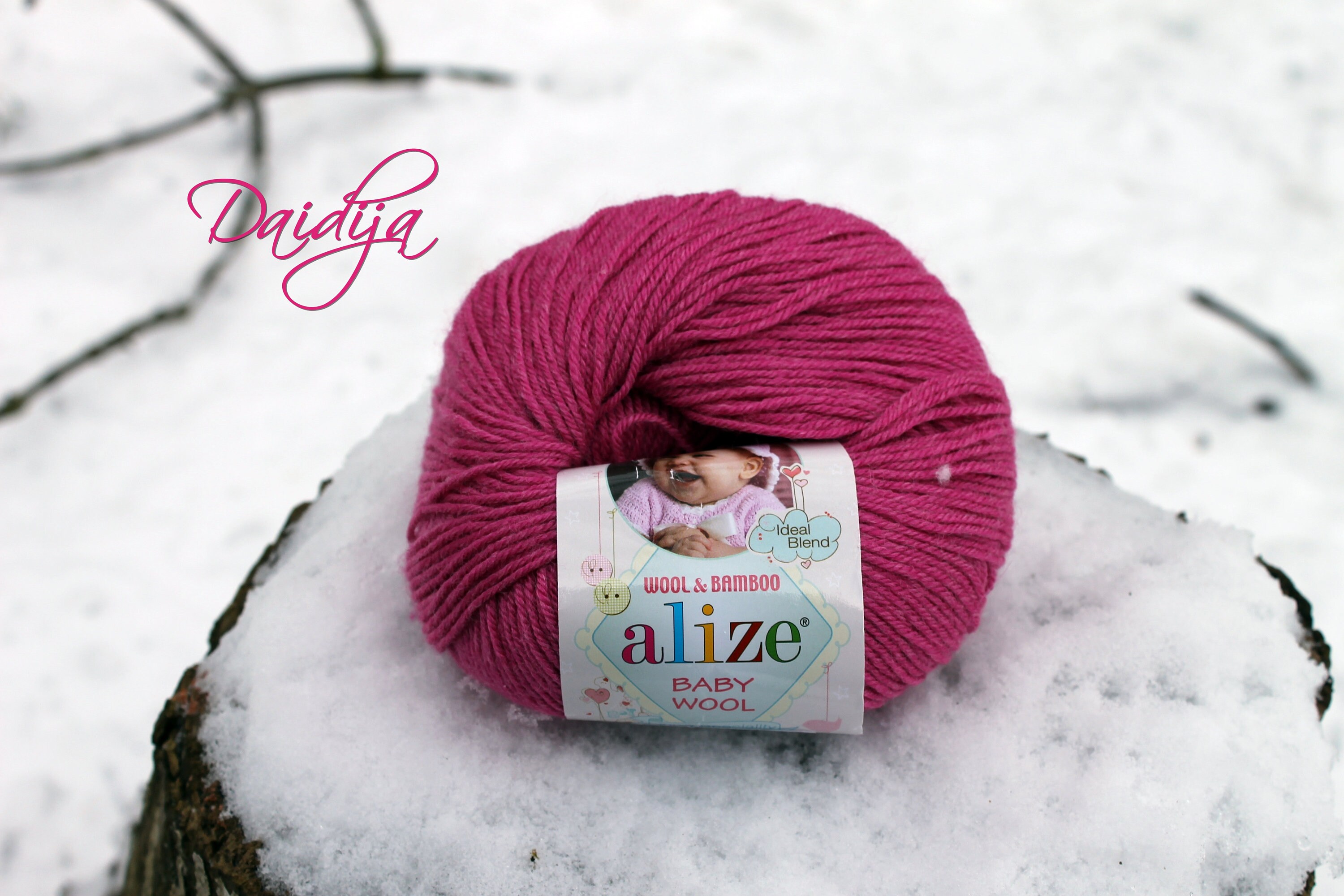 ALIZE BABY WOOL mezcla lana, acrílico, bambú. Lanas para niños