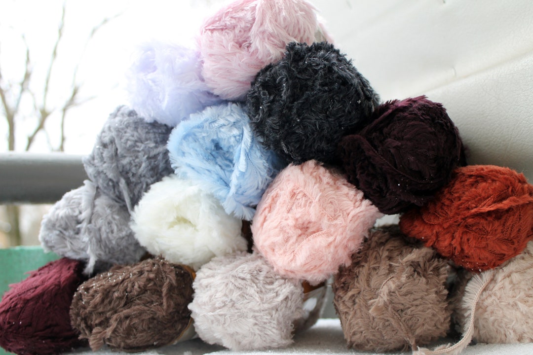 Yarnart MINK, Fur Yarn, Creativeart Yarn, Yarn for Toys, Mink Soft Yarn