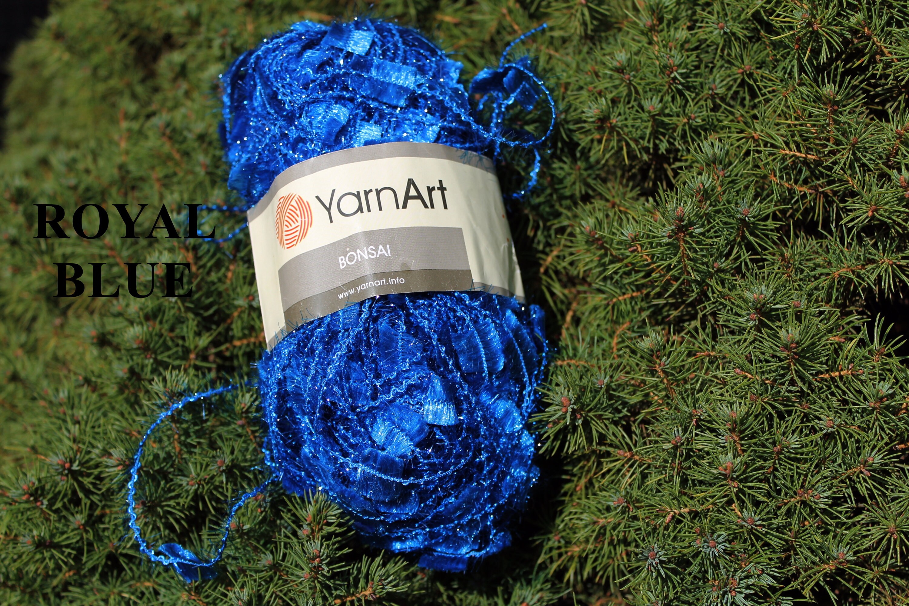 YarnArt BONSAI hilo rizado hilo decorativo brillante de Etsy