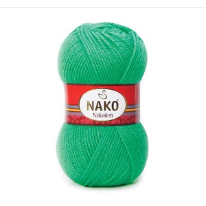 NAKO NAKOLEN Wool Blend with Premium Acrylic, 52 color choice hand knit yarn, spring winter Season, soft yarn does not irritate the skin