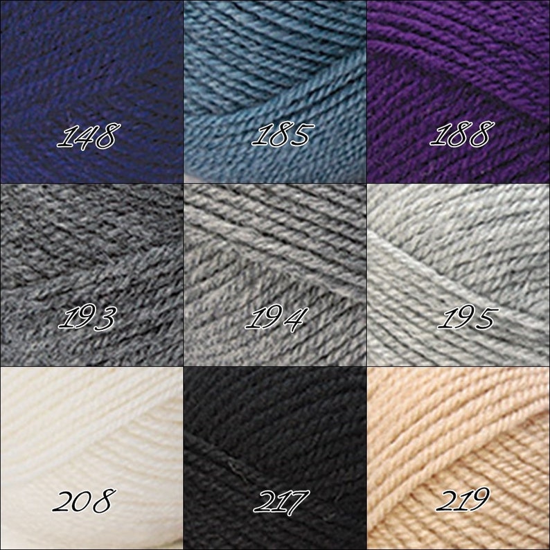 NAKO NAKOLEN Wool Blend With Premium Acrylic, 52 Color Choice Hand Knit Yarn, Spring Winter