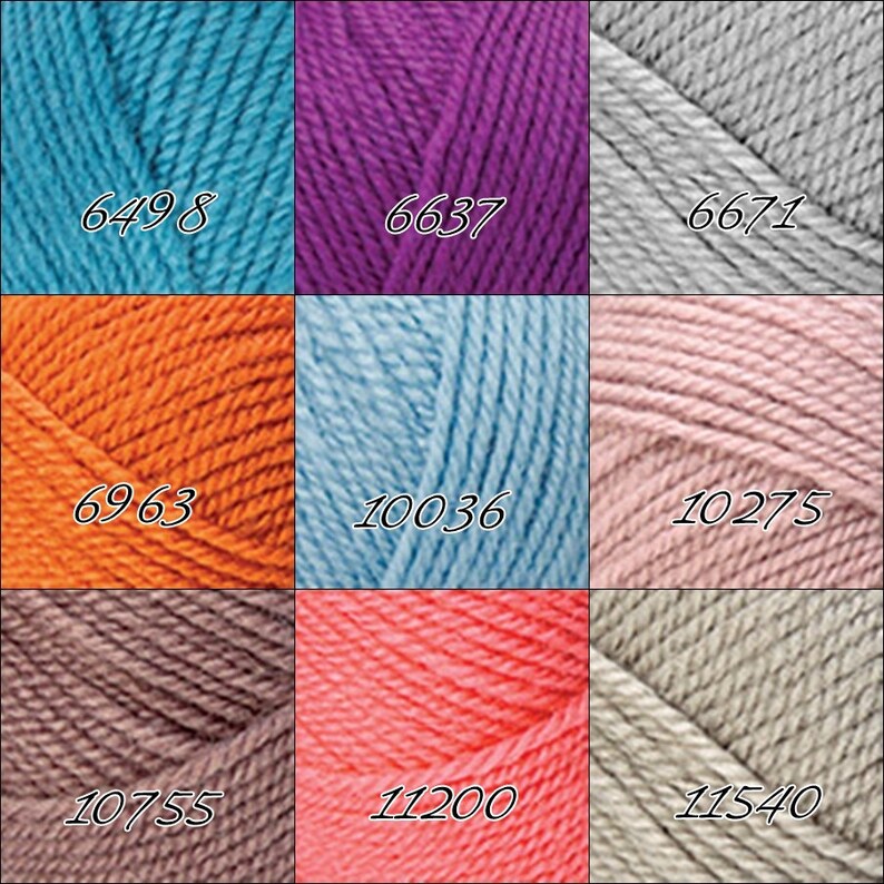 NAKO NAKOLEN Wool Blend With Premium Acrylic, 52 Color Choice Hand Knit Yarn, Spring Winter