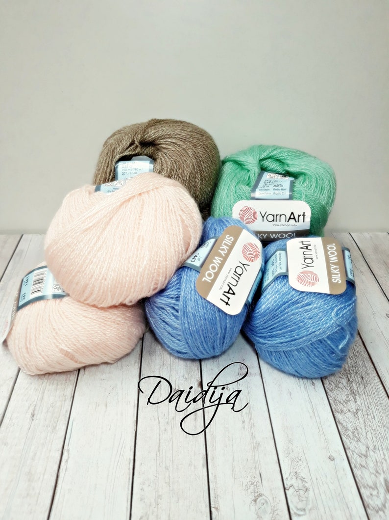 Merino Wool and Blend Silky Yarn Made in Turkey the Company Etsy