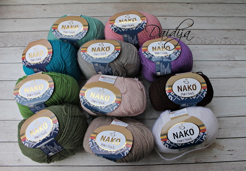 Купить Пряжа Nako Pure Wool 3.5