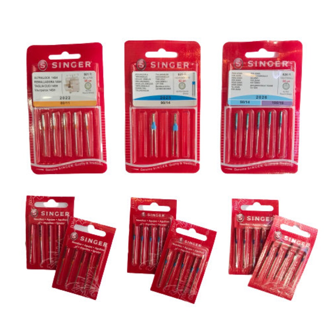 Singer Sewing Machine Needles Full Set 2020 for Woven Fabrics Etsy