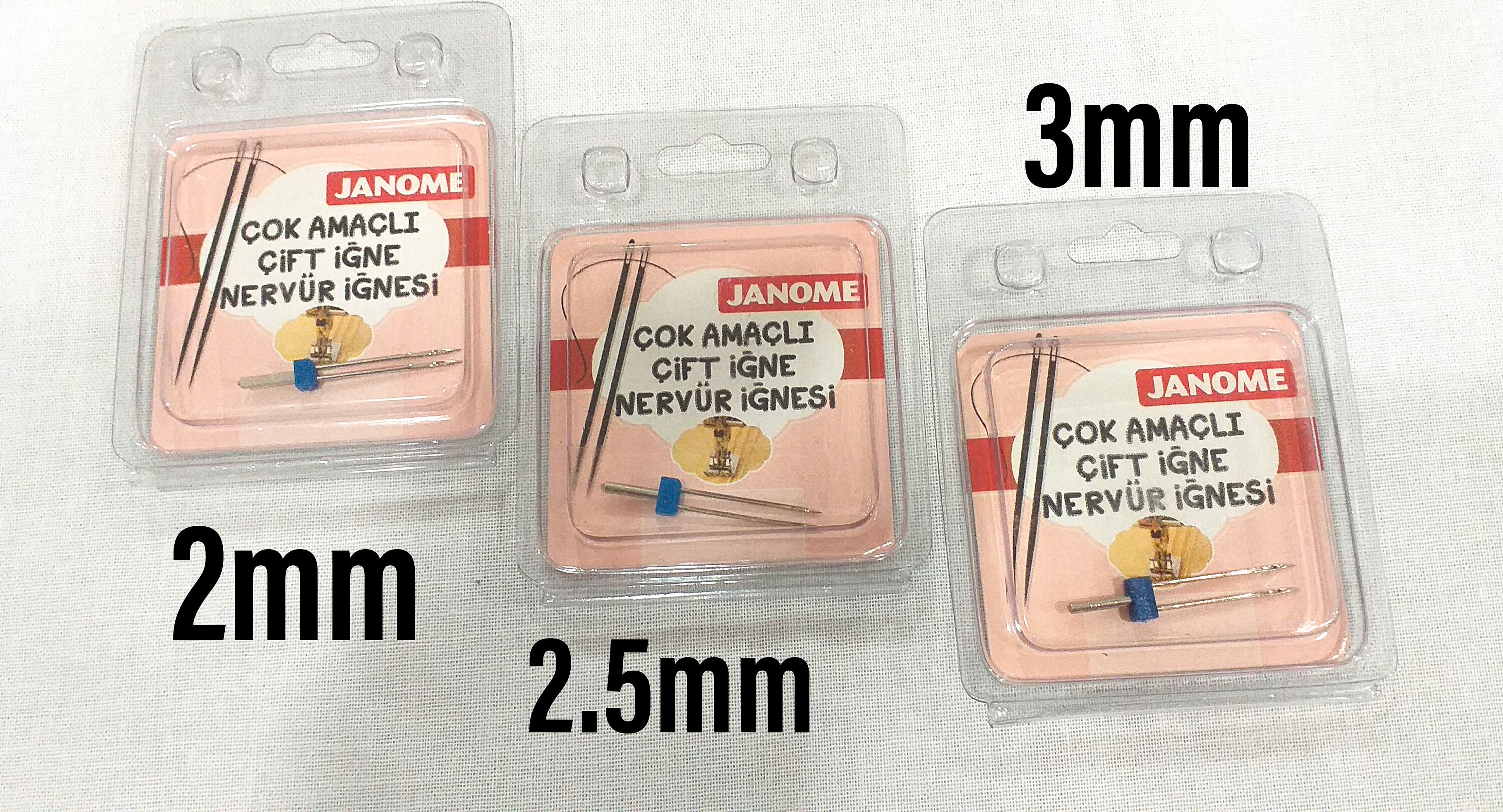 15x1 Janome Twin Home Machine Needles Universal Sewing Etsy