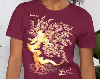Exodus 3, DTG Custom Shirt, 4XL T Shirts, Burning Bush, Bella canvas 3001 M L, Scripture SVG, Examining the Scriptures, Bible Verse t