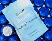 6 Pack Breathe Shower Steamers Aromatherapy Peppermint Eucalyptus Essential Oil Sinus Relief Congestion Relief Spa Gift