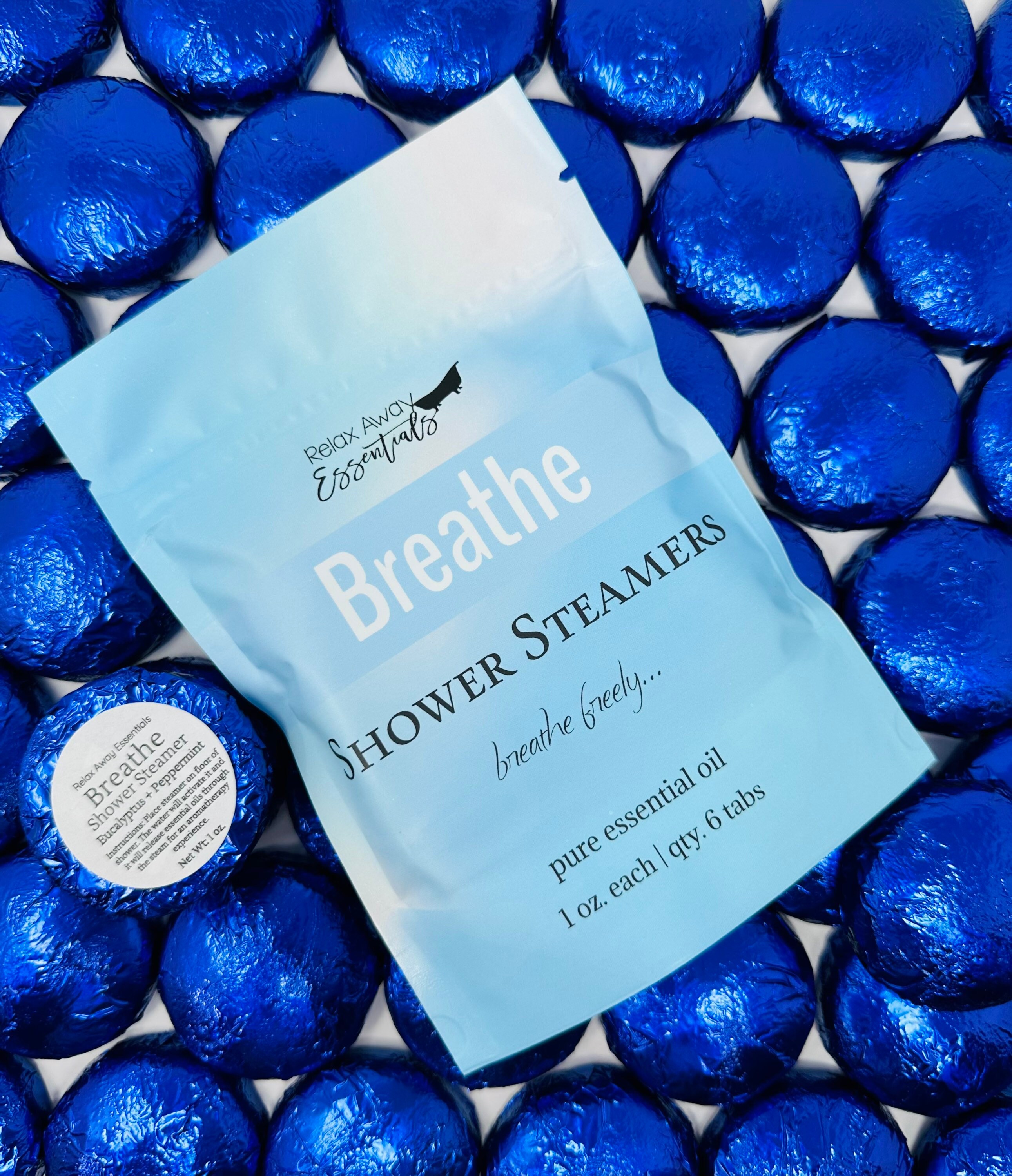 6 Pack Breathe Shower Steamers Aromatherapy Peppermint Etsy