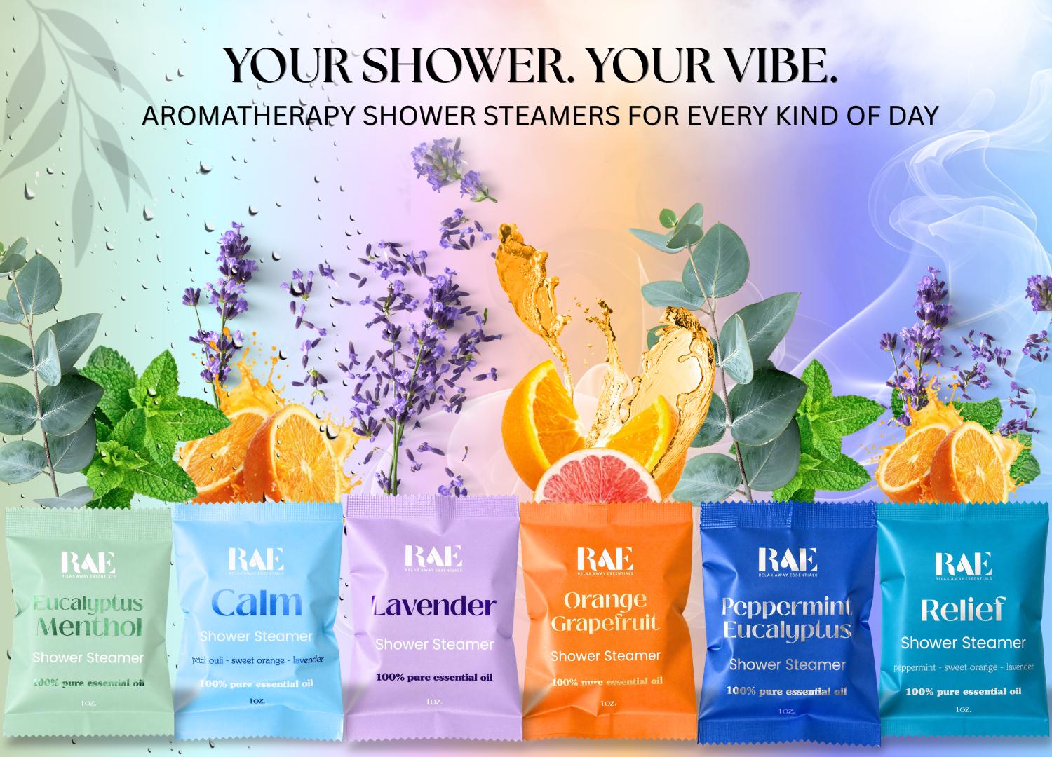 18 Shower Steamers - Wellness Bundle Pack - Aromatherapy - Pure ...
