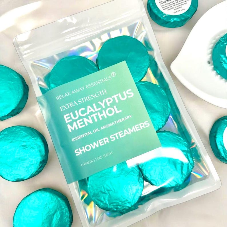 Extra Strength Eucalyptus Menthol Shower Steamers 6 Pack | Aromatherapy ...