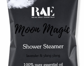 Moon Magic Shower Steamer | Lavender Ylang Ylang Essential Oils | Aromatherapy | Spa Gift