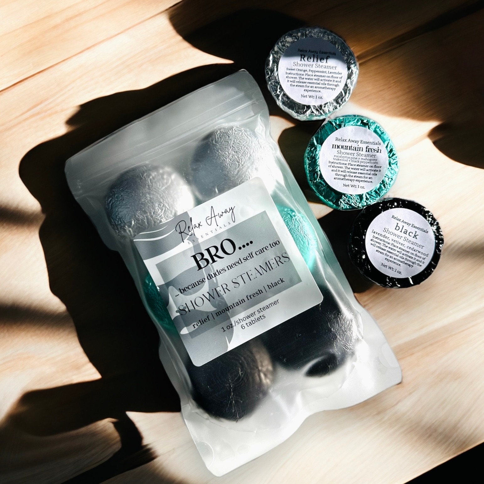 Bro Shower Steamers 6 Pack Aromatherapy Gift for Him Father s Day