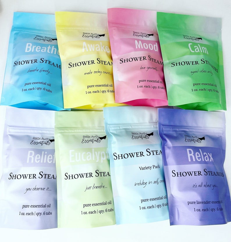 Strongly Scented Shower Steamers 6 Pack | Choose Scent | Aromatherapy | Essential Oils | Spa | Gift | Shower Bomb | handmade gift | Natural