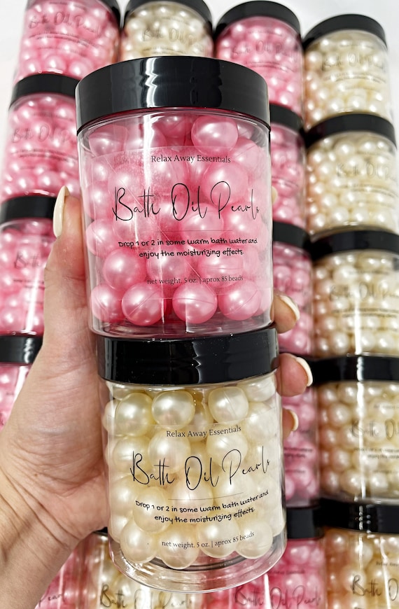 Bath Oil Pearls Bath Additive MCT Oil Coconut Oil Spa Etsy Australia