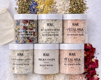 Botanical Bath Salt Soak | Relax, Detox, Soothe, Restore
