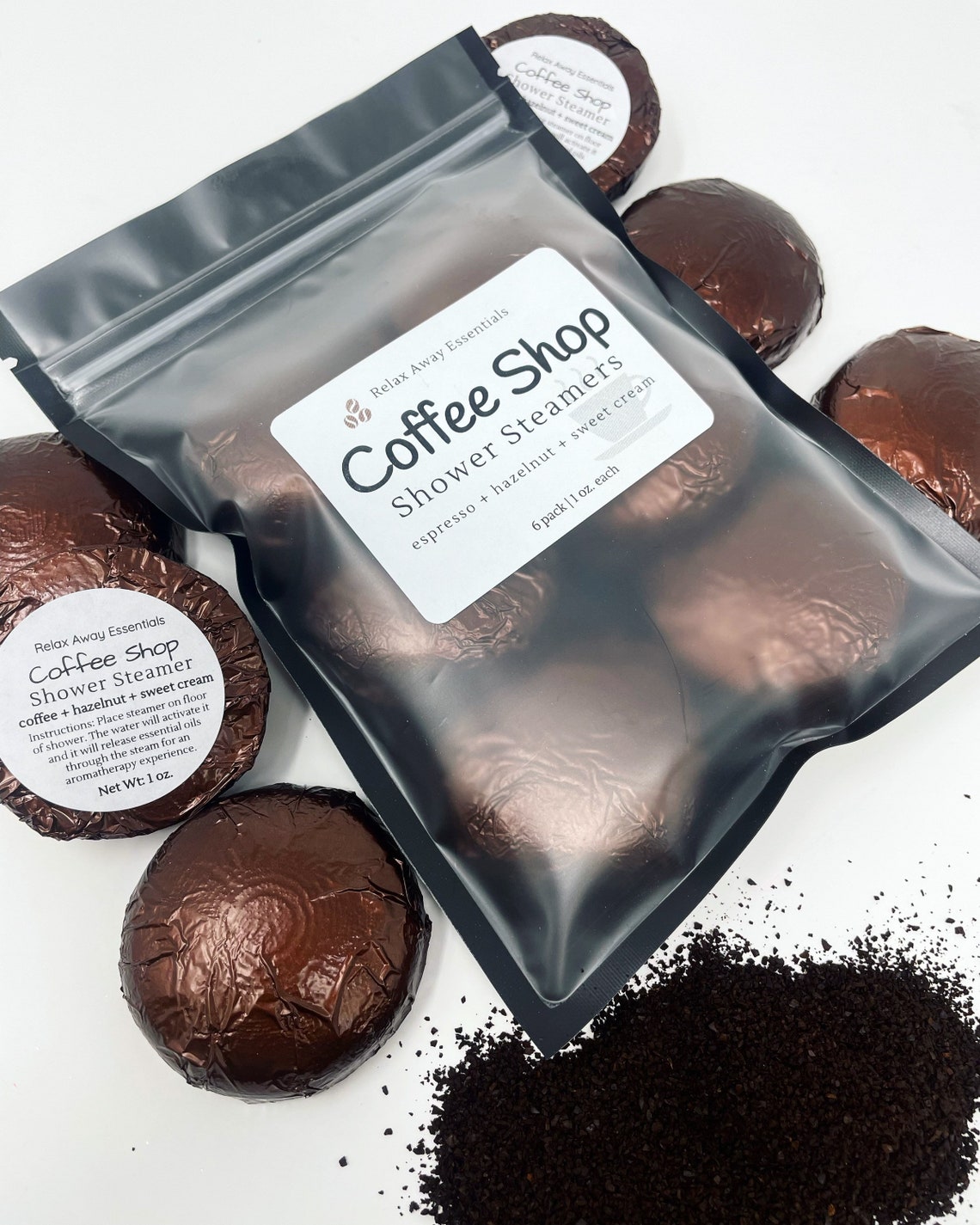 Coffee Shop Shower Steamers 6 Pack Coffee Coffee Lover Etsy