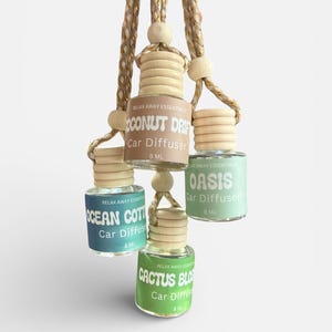 Scented Car Diffuser – 8ml Air Freshener, Choose Your Scent