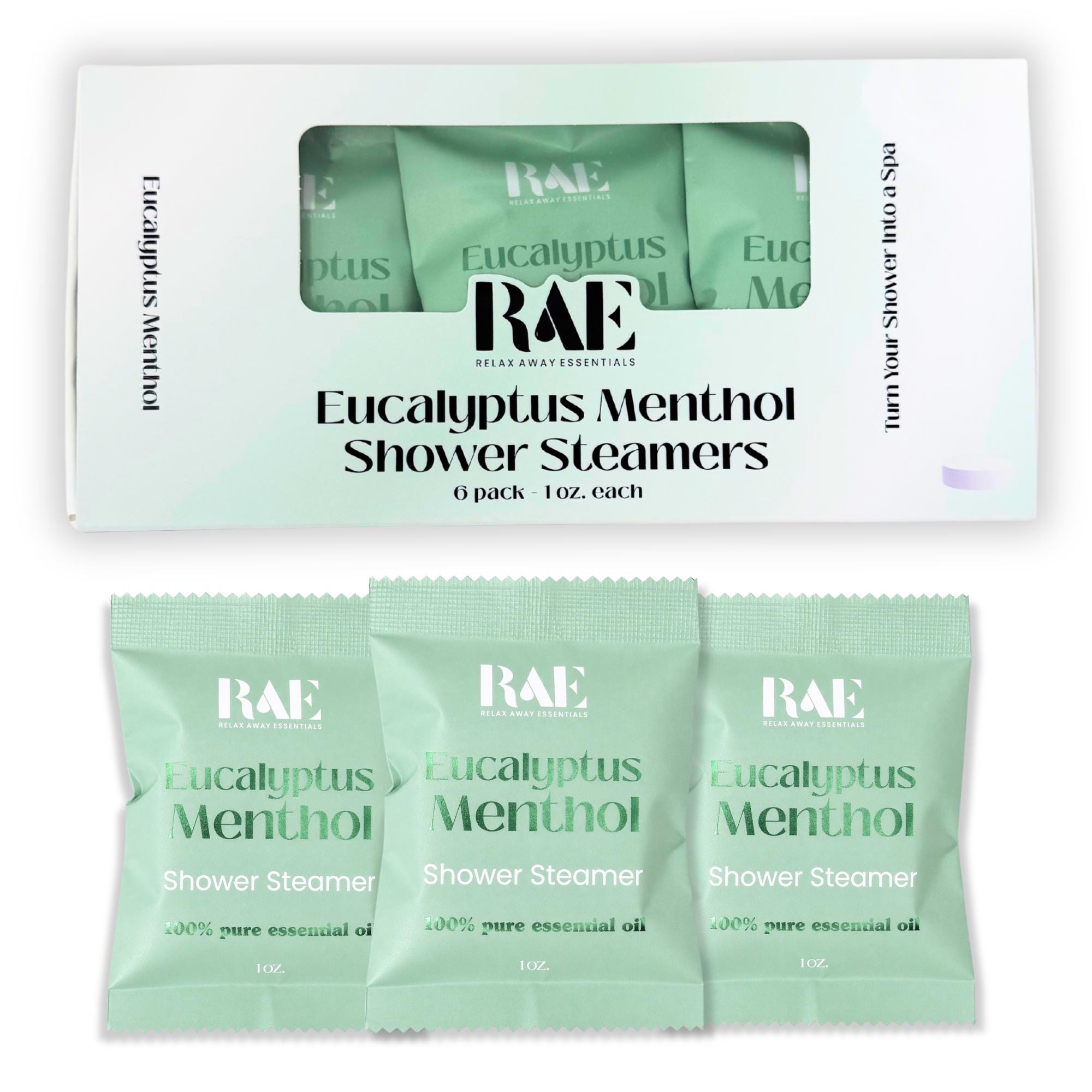Eucalyptus Menthol Shower Steamers | 6 Pack | Aromatherapy Spa ...