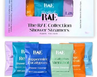 RAE Collection 6-Pack Variety | Aromatherapy Essential Oil | Spa Gift | Breathe | Relax