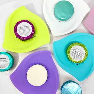 Mini Spa Set | Shower Steamer + Shower Tray | Silicone Soap Tray | Spa Gift | Shower Steamers |