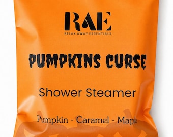 Pumpkins Curse Shower Steamer | Fall Autumn Spa Gift | Halloween