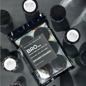 Bro Shower Steamers Variety 6 pack | Essential Oils | Aromatherapy | Gift for him | Dad Gift | Fathers Day | Handmade