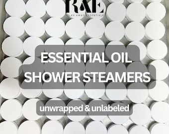 Bulk Shower Steamers - Unwrapped and Unlabeled - Wholesale Shower Bombs - Essential Oil Aromatherapy