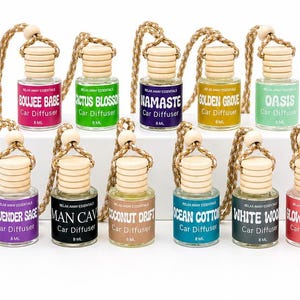 Scented Car Diffuser – 8ml Air Freshener, Choose Your Scent - Mother's Day Gift