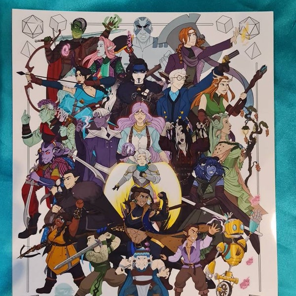 Critical role campaign mash up poster