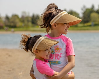 Kids Beach Visor, Sun Visor Hat, Summer Hat Visor, Kids Visor Cap, Floppy Hat, Summer Straw Sun Visor, Sun Visor,Visor UV Protection Hat Cap