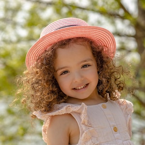 Baby boater hat top