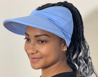 Beach Visor, Visor Hat, Summer Visor Hat, Visor Cap, Hat, Summer Sun Visor, Sun Hat Visor,Visor UV Protection Hat Cap,Ponytail Sun Visor Cap