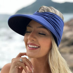 2 in 1 Beach Visor Hat| Reversible Visor Hat| Summer Beach Visor|Summer Visor Hat|Visor Cap|Sun Hat Visor|Visor UV Protection Hat|Waterproof
