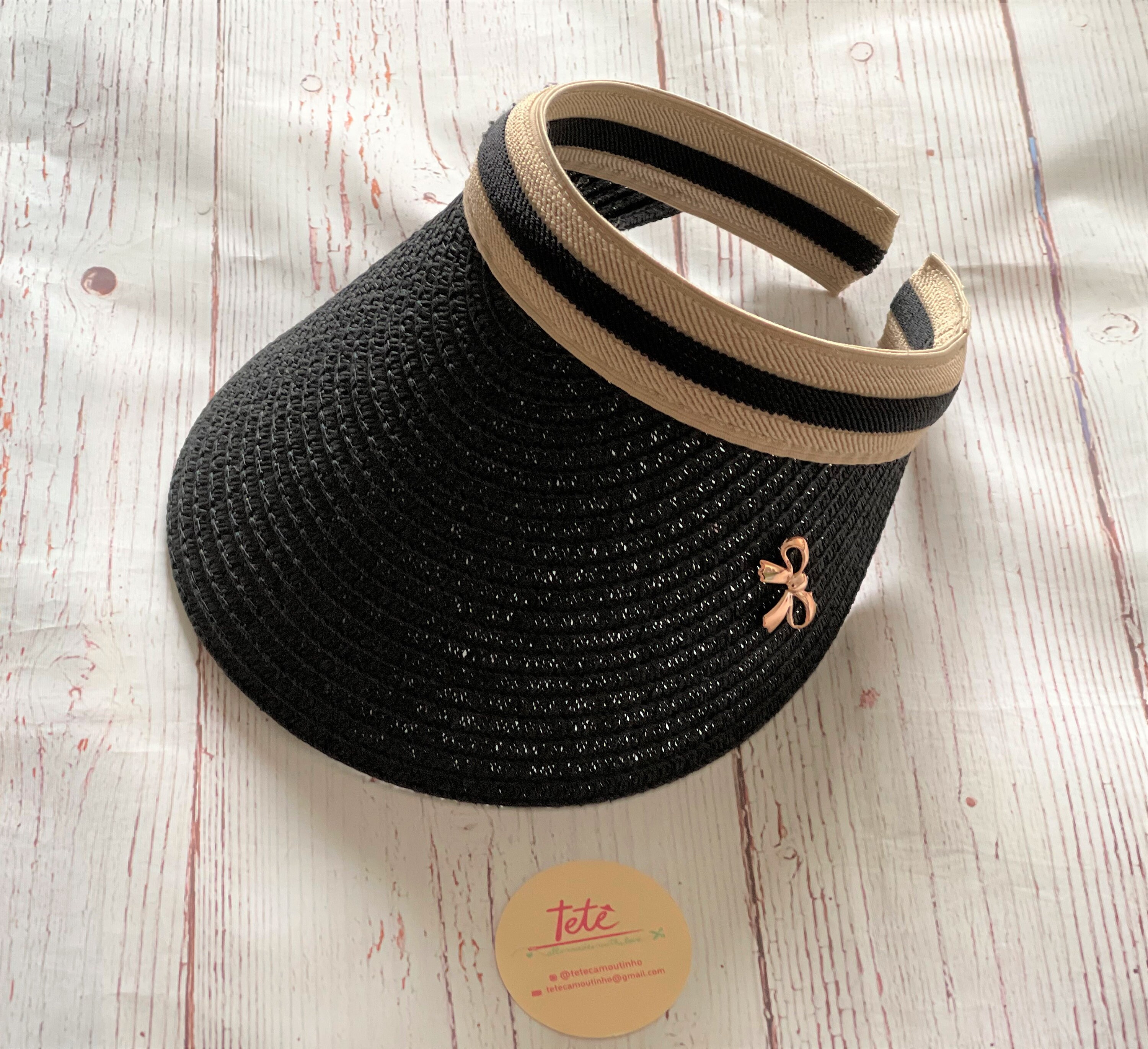 Kids Straw Sun Visor: Beach UV Protection Hat Cap - Etsy display picture 1