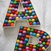 Wooden Felt Ball Letter Decoration - Etsy