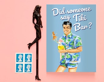 Did Someone Say Tiki Bar? Card