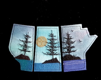 Set of 3 CANADA magnets 2"×3" each (Alberta, Saskatchewan & Manitoba)