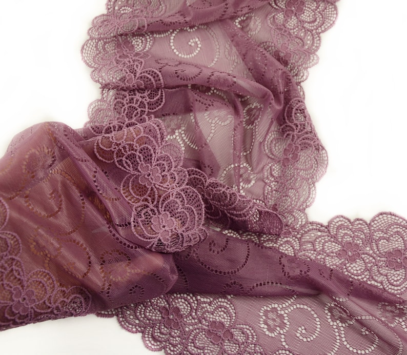 Sewing Lace Stretch Lace Trim Wide Elastic Lace by the Etsy